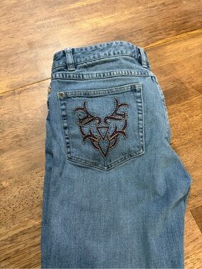 Harley-Davidson Light Blue Embroidered Back Pocket Jeans
